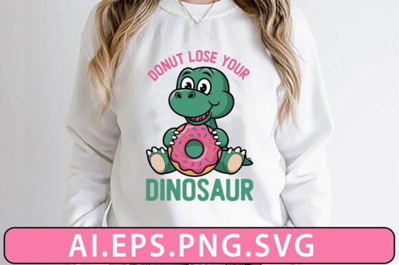 Donut Lose Your Dinosaur Funny T-shirt Review