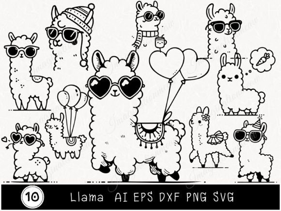 Funny Cute Llama Svg Bundle: A Designer’s Review