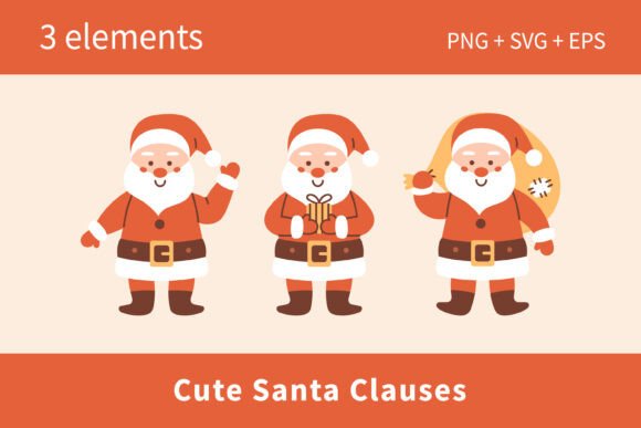 Reviewing Cute Santa Clauses Clip Art for Stitching