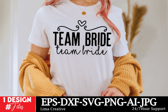 Reviewing Team Bride SVG Design for Embroidery