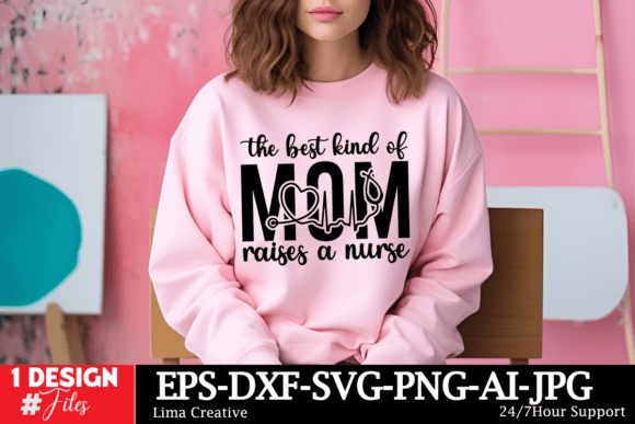 Reviewing The Best Kind of Mom Dights a Nurse SVG