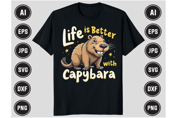 Reviewing the Capybara Shirt Design for Stitching