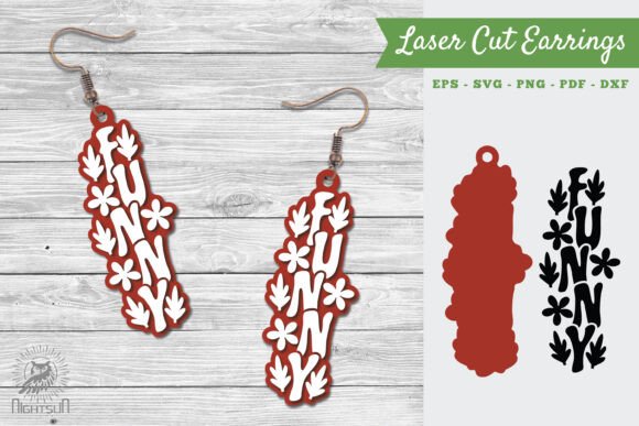 Reviewing the Funny Laser Cut Earrings SVG for Embroidery