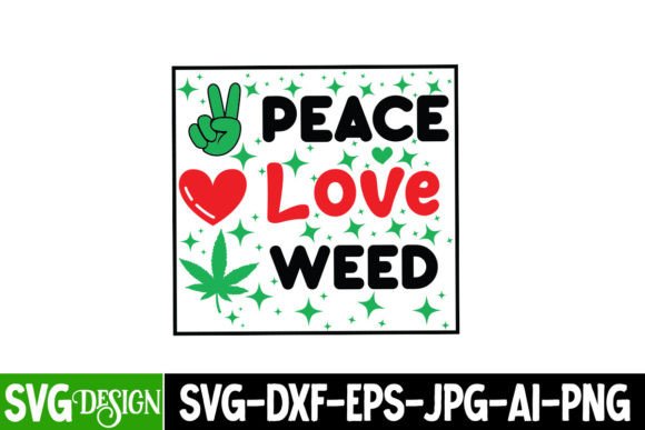 Reviewing the Peace Love Weed SVG for Embroidery